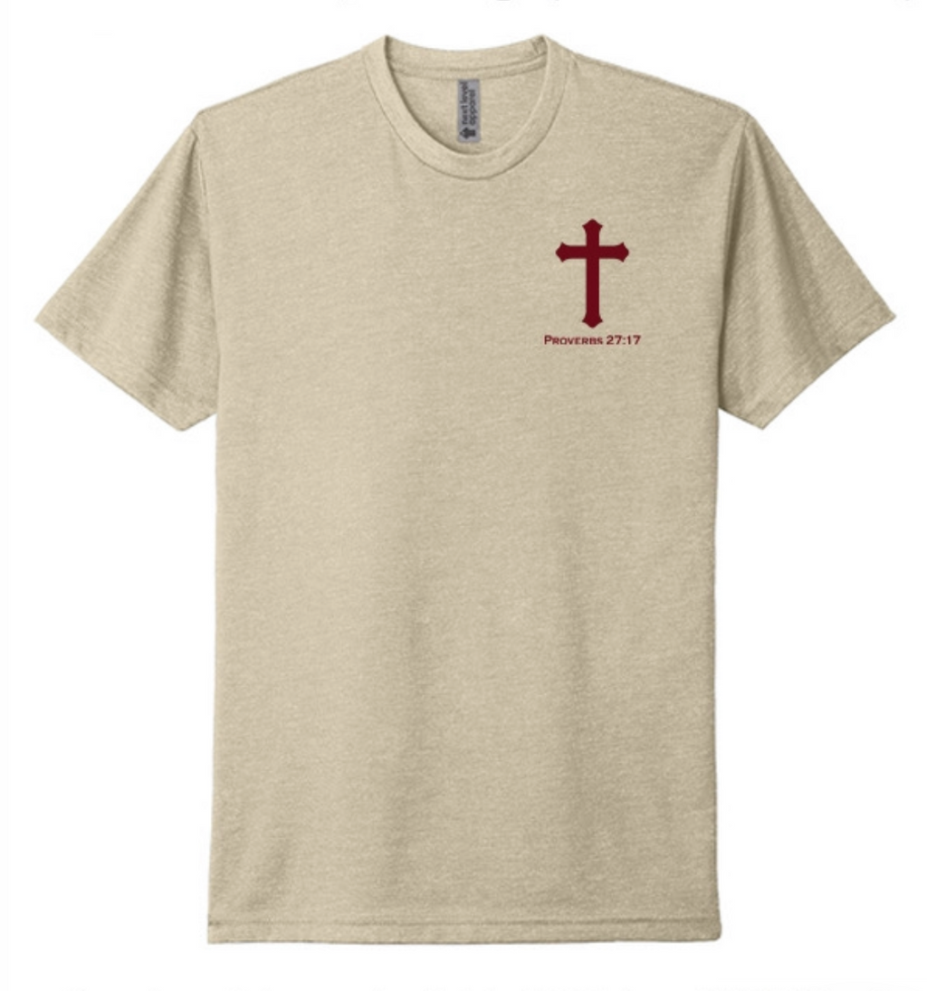 “Iron Sharpens Iron” T-Shirt - Cream