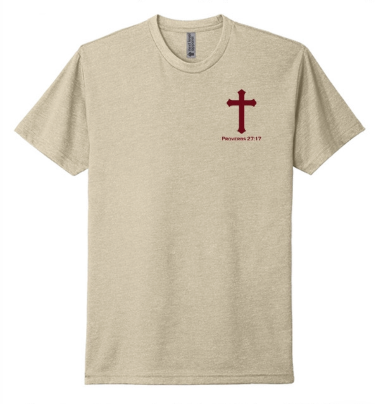 “Iron Sharpens Iron” T-Shirt - Cream