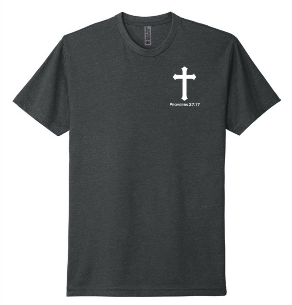 “Iron Sharpens Iron” T-Shirt - Charcoal