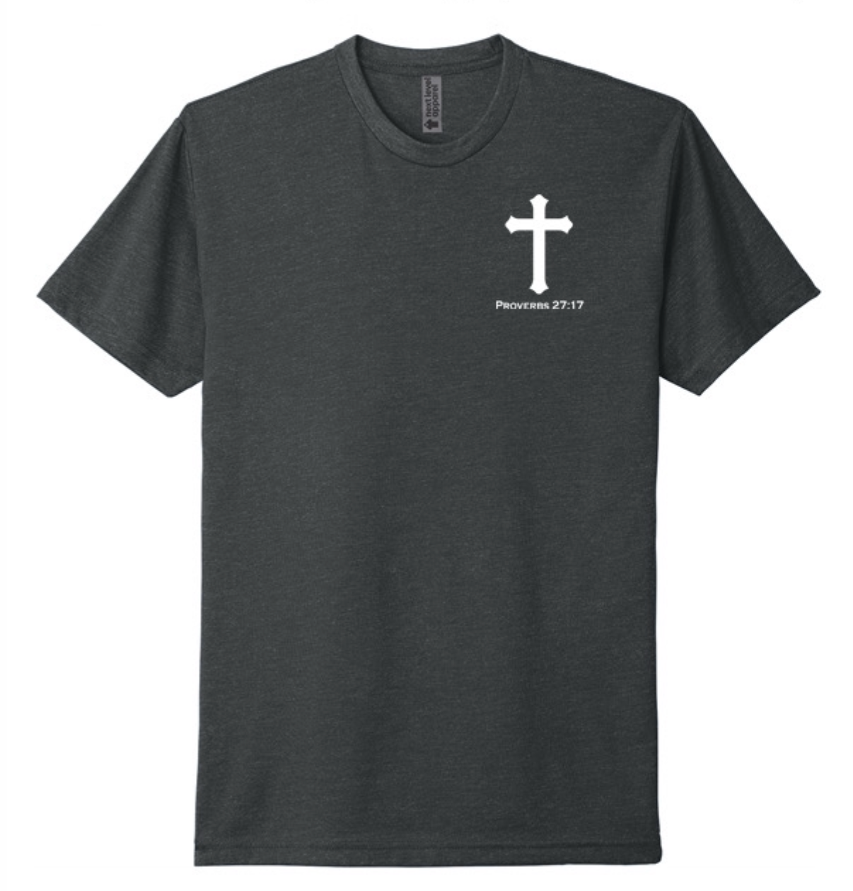 “Iron Sharpens Iron” T-Shirt - Charcoal